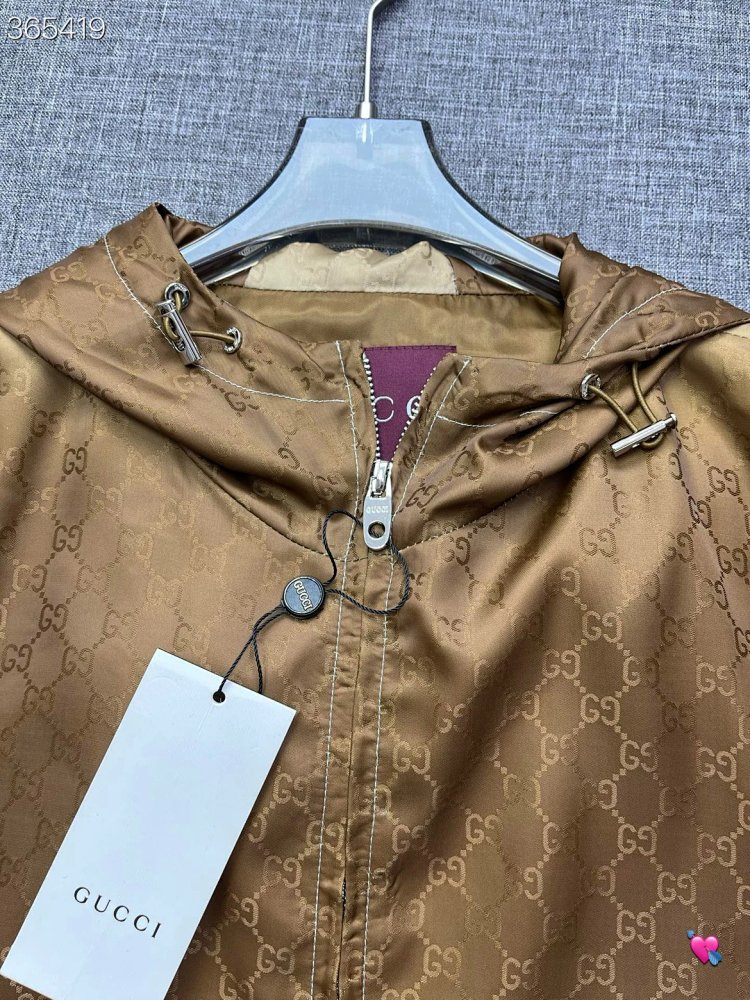 GUCCI 2026 new men's fashionable casual hooded jacket jacket | Litbuuy Spreadsheet