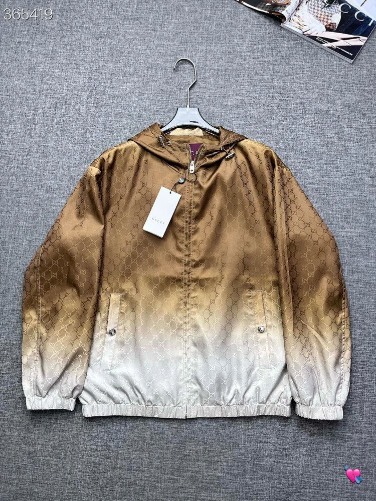 GUCCI 2026 new men's fashionable casual hooded jacket jacket | Litbuuy Spreadsheet