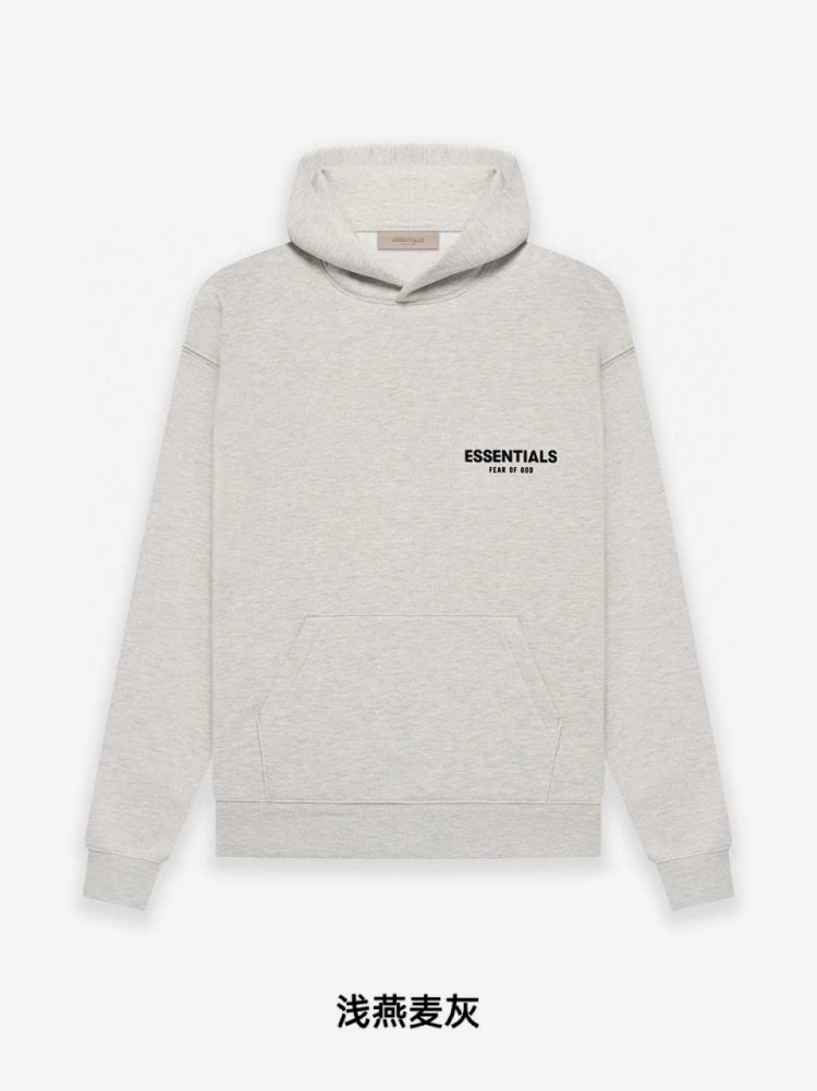 FEAR OF GOD FOG ESSENTIALSHigh street plush printed hoodie sweatshirt | Litbuuy Spreadsheet