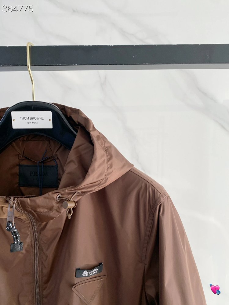 Prada 2026 Spring/Summer New Men's Fashion Hooded Casual Jacket | Litbuuy Spreadsheet