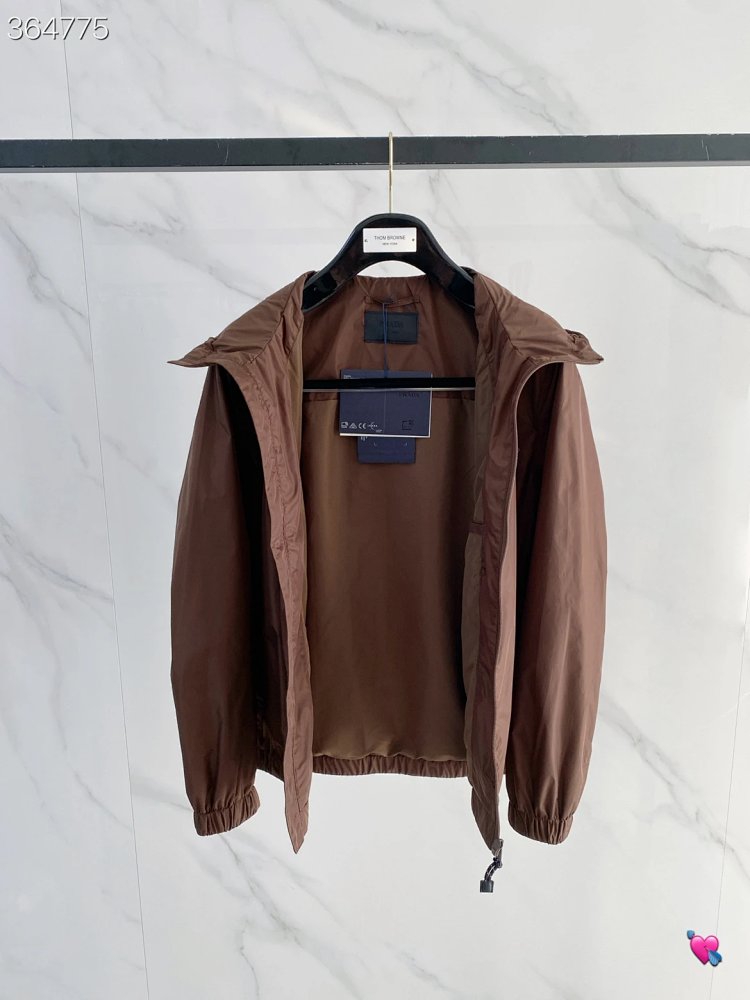 Prada 2026 Spring/Summer New Men's Fashion Hooded Casual Jacket | Litbuuy Spreadsheet