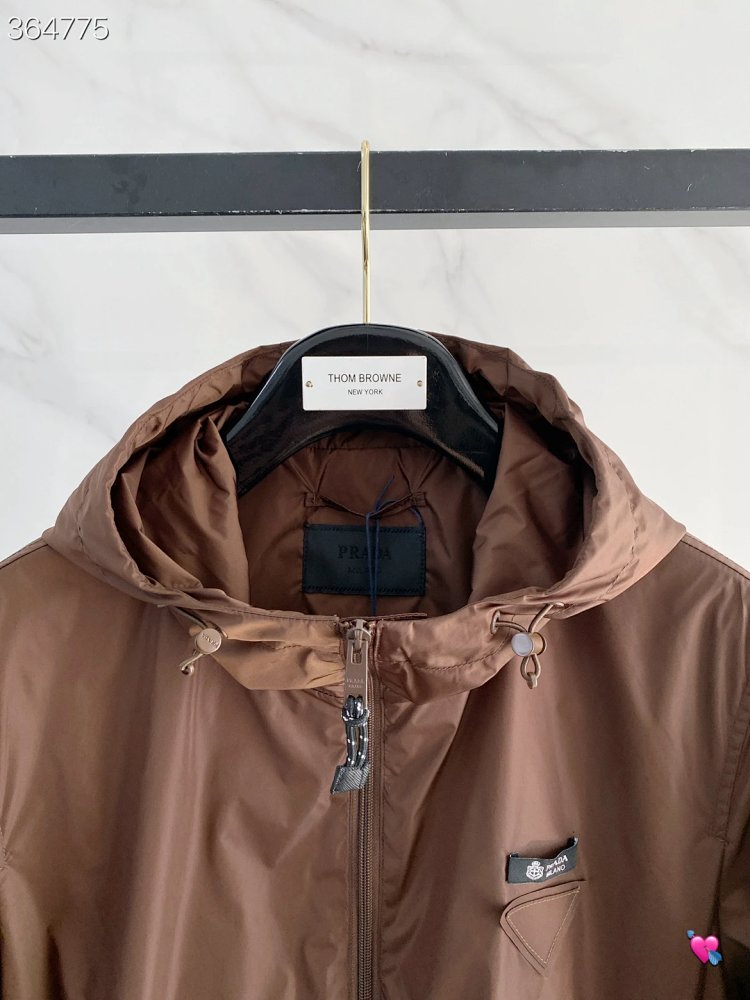 Prada 2026 Spring/Summer New Men's Fashion Hooded Casual Jacket | Litbuuy Spreadsheet