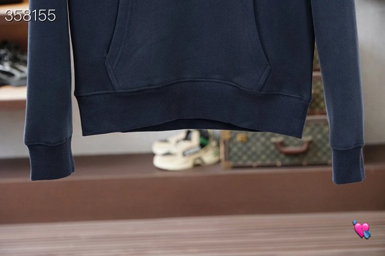 DiorDior classic CD embroidered hooded pure cotton men's fashionable casual hooded sweatshirt | Litb