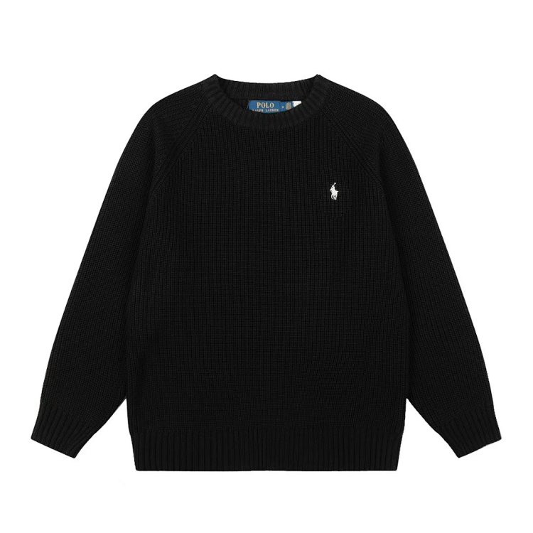Ralph Lauren   New round neck embroidered knitted sweater