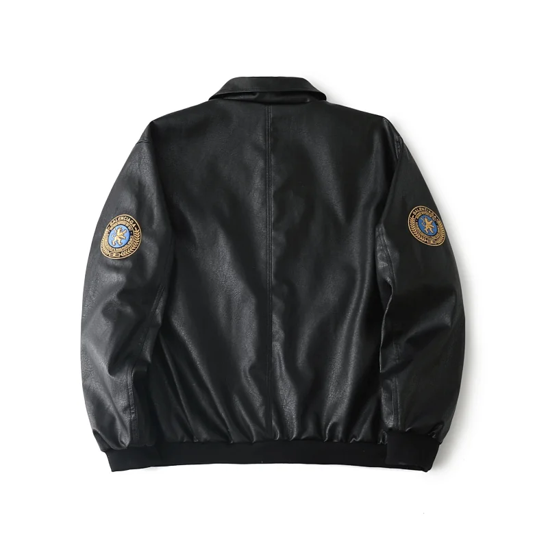 Balenciaga   Simulated PU leather jacket with loose fit | Litbuuy Spreadsheet
