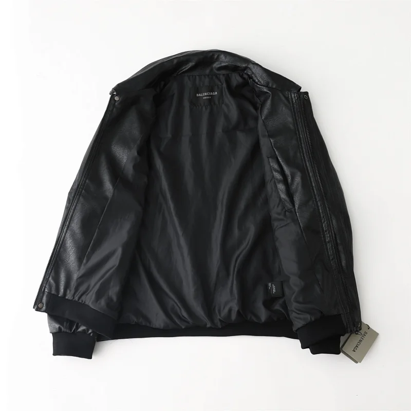 Balenciaga   Simulated PU leather jacket with loose fit | Litbuuy Spreadsheet