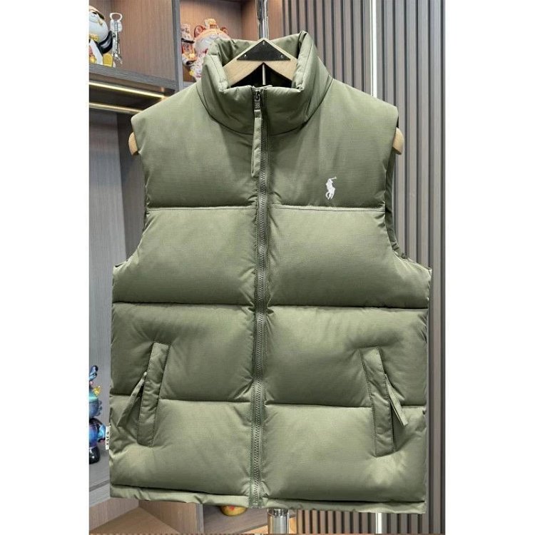 Ralph Lauren Light Luxury Down Cotton Vest Pony Tank Top Unisex Ralph Paul Polo Vest | Litbuuy Sprea