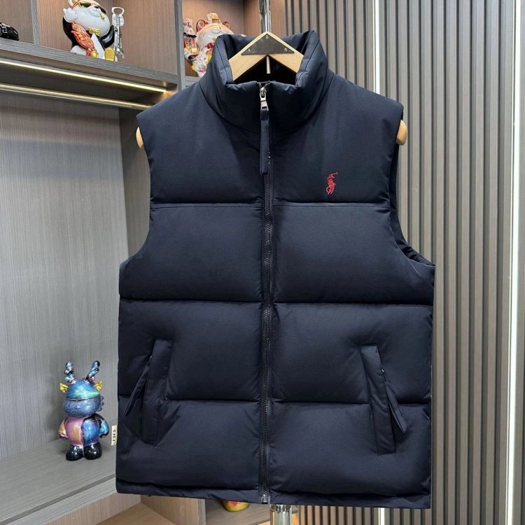 Ralph Lauren Light Luxury Down Cotton Vest Pony Tank Top Unisex Ralph Paul Polo Vest | Litbuuy Sprea