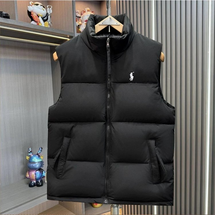 Ralph Lauren Light Luxury Down Cotton Vest Pony Tank Top Unisex Ralph Paul Polo Vest | Litbuuy Sprea