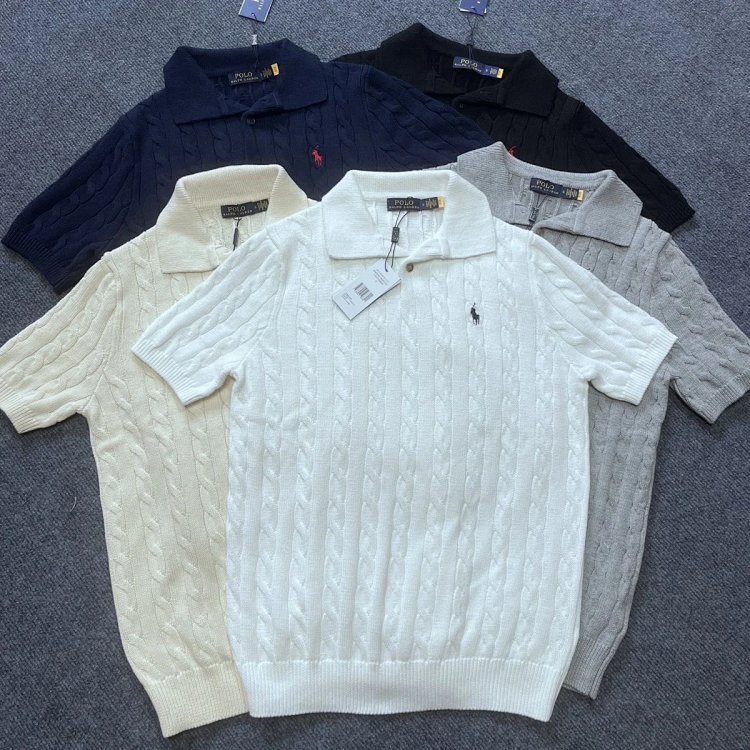 Ralph LaurenLight luxury short sleeved T-shirt men's sweater Paul Polo Ralph top half sleeved pony s