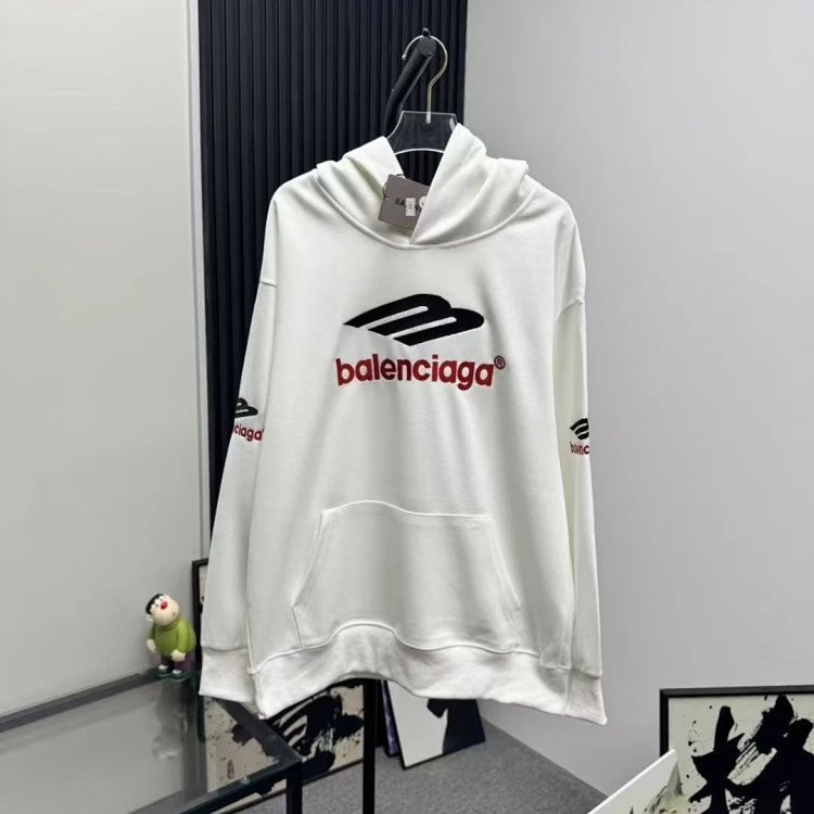 Balenciaga hooded sweatshirt, light luxury jacket, unisex top, long sleeved | Litbuuy Spreadsheet
