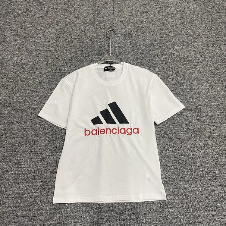 Balenciaga Adidas Joint Short Sleeve Fashion Show with Large Logo | Litbuuy Spreadsheet