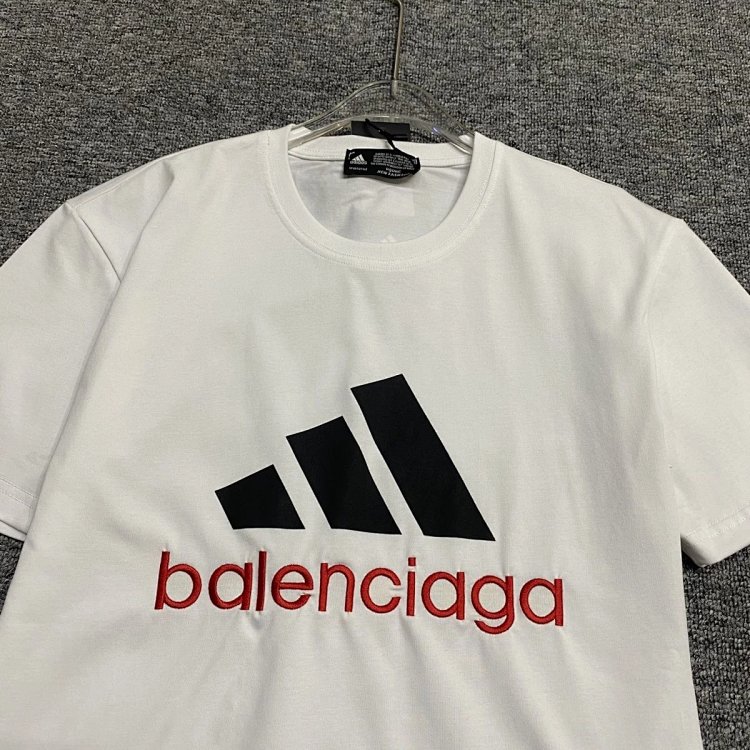 Balenciaga Adidas Joint Short Sleeve Fashion Show with Large Logo | Litbuuy Spreadsheet