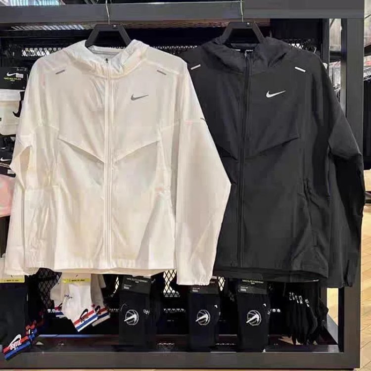 Nike outerwear men's cardigan women's unisex trendy brand spring and autumn monsoon runner jacket su