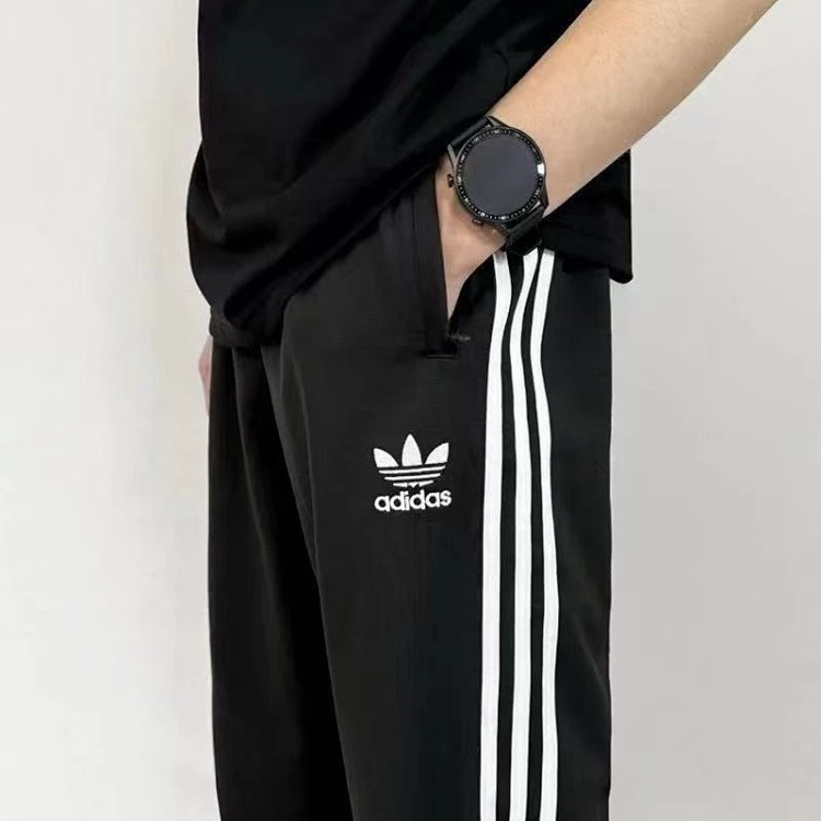 Adidas Classic Sports Clover Three Bar Men's and Women's New Embroidered Sports Pants | Litbuuy Spre