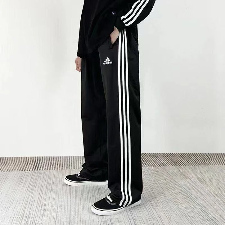 Adidas Classic Sports Clover Three Bar Men's and Women's New Embroidered Sports Pants | Litbuuy Spre