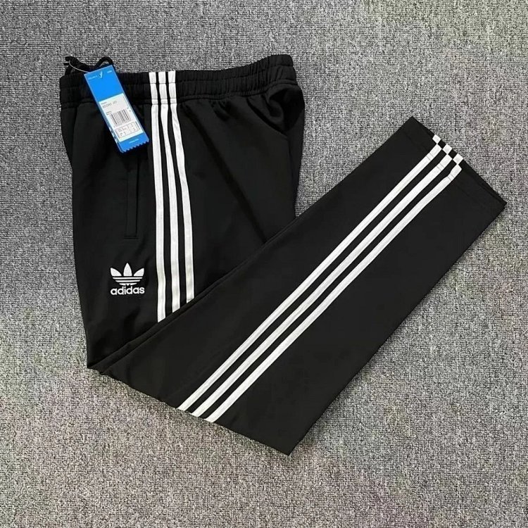 Adidas Classic Sports Clover Three Bar Men's and Women's New Embroidered Sports Pants