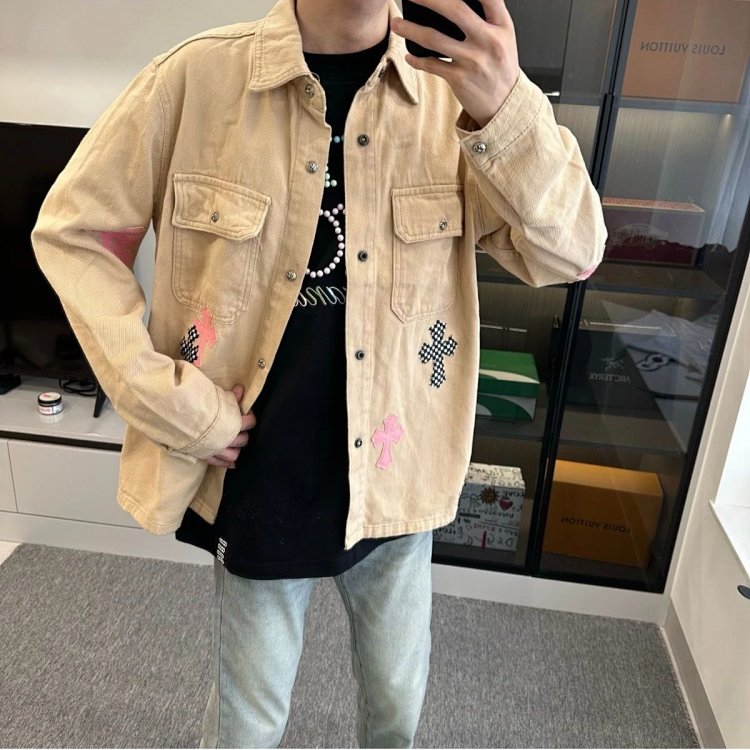 7743715359 Light Luxury Cowboy Coat Spring and Autumn Same Style Trendy Brand Men's Clothing | Litbu