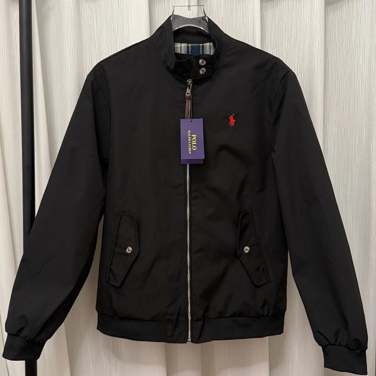 Ralph Lauren jacket Ralph Classic Pony RL embroidered stand up collar American men's jacket quality 