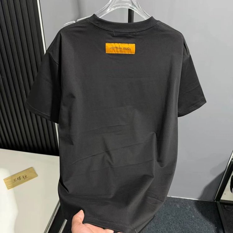 Louis Vuitton short sleeved T-shirt unisex knit top with half sleeves | Litbuuy Spreadsheet