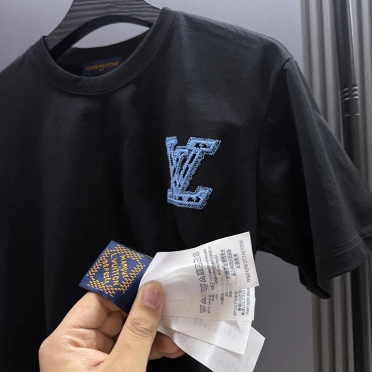 Louis Vuitton short sleeved T-shirt unisex knit top with half sleeves | Litbuuy Spreadsheet