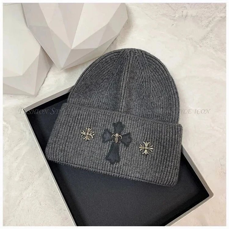 Chrome Hearts cold hat, knitted woolen hat, woolen hat | Litbuuy Spreadsheet