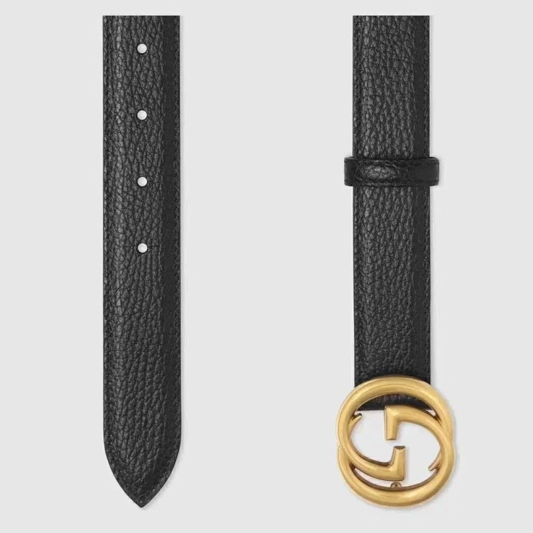 Gucci counter version cowhide double buckle waistband belt | Litbuuy Spreadsheet