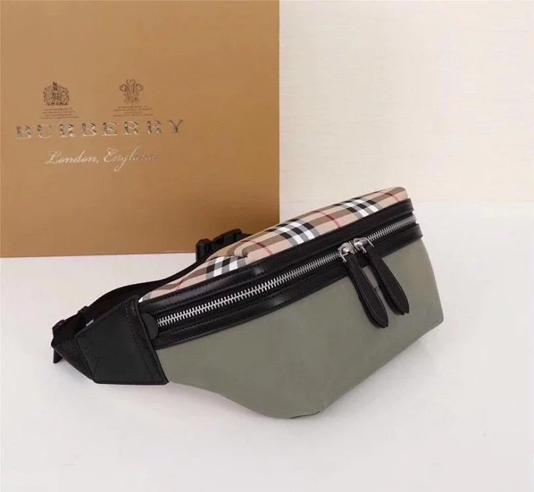 Burberry contrasting waist bag crossbody bag chest bag unisex | Litbuuy Spreadsheet