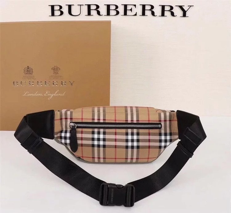 Burberry contrasting waist bag crossbody bag chest bag unisex | Litbuuy Spreadsheet