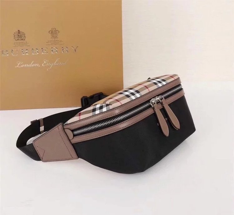 Burberry contrasting waist bag crossbody bag chest bag unisex | Litbuuy Spreadsheet