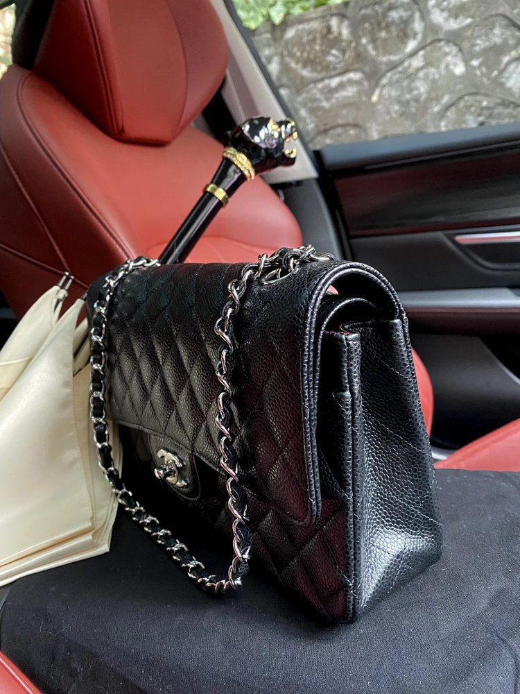 Chanel genuine leather women's bag with diamond grid chain shoulder crossbody bag | Litbuuy Spreadsh