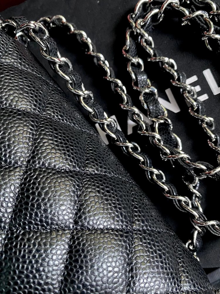 Chanel genuine leather women's bag with diamond grid chain shoulder crossbody bag | Litbuuy Spreadsh
