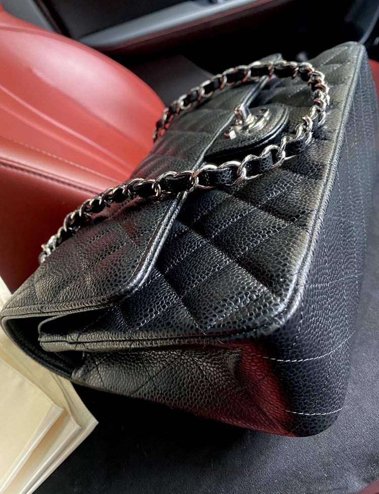 Chanel genuine leather women's bag with diamond grid chain shoulder crossbody bag | Litbuuy Spreadsh