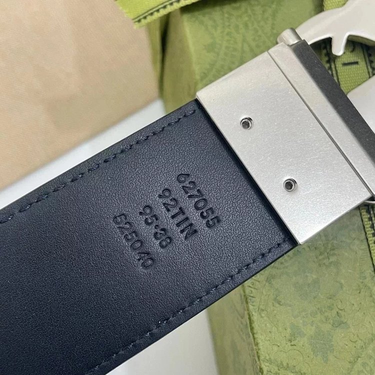 Gucci men's and women's belt PVC distressed calf leather vintage | Litbuuy Spreadsheet