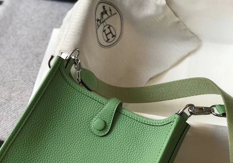 Hermes mini calf leather hollow shoulder crossbody buckle women's bag | Litbuuy Spreadsheet