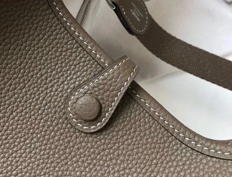 Hermes mini calf leather hollow shoulder crossbody buckle women's bag | Litbuuy Spreadsheet