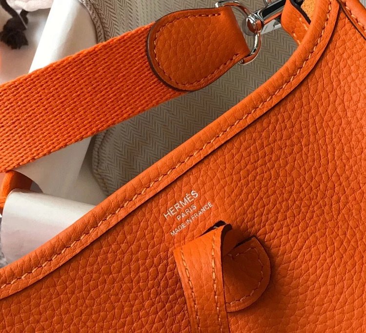 Hermes mini calf leather hollow shoulder crossbody buckle women's bag | Litbuuy Spreadsheet