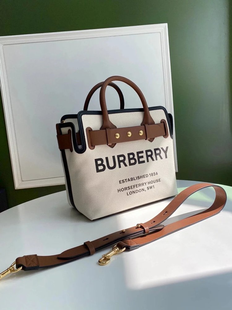 Burberry Belt ladies' large capacity tote bag shoulder bag | Litbuuy Spreadsheet