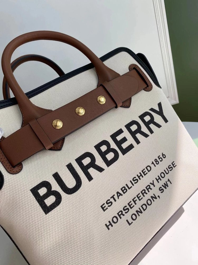 Burberry Belt ladies' large capacity tote bag shoulder bag | Litbuuy Spreadsheet