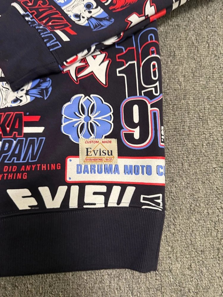 EVISU full print hoodie | Litbuuy Spreadsheet