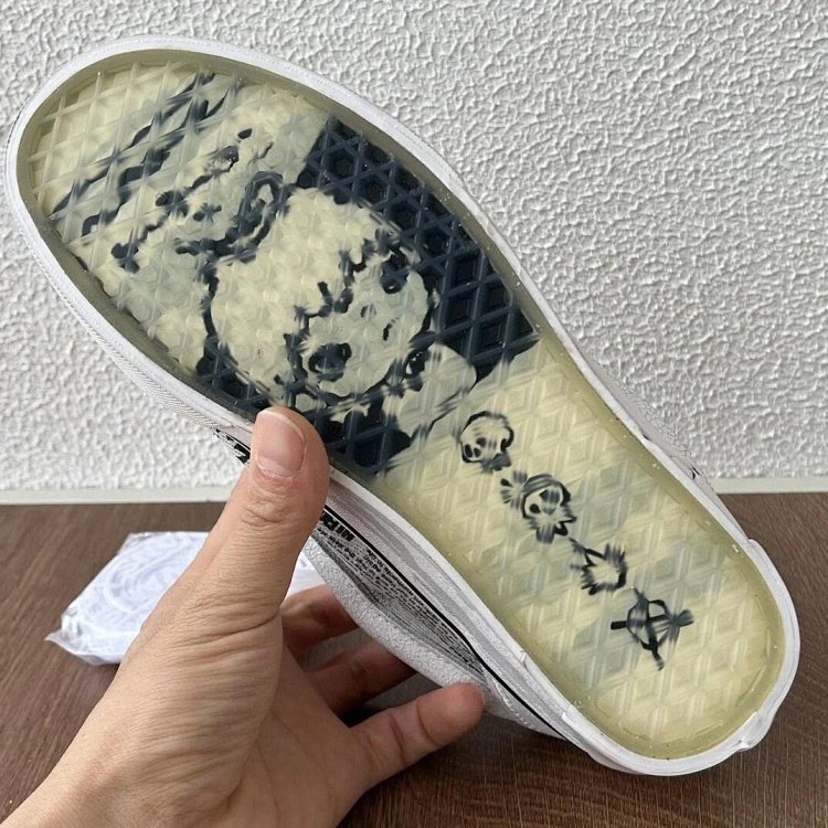VANS Bubble Matt Ono Co branded Grey White Graffiti Casual Canvas Shoes | Litbuuy Spreadsheet