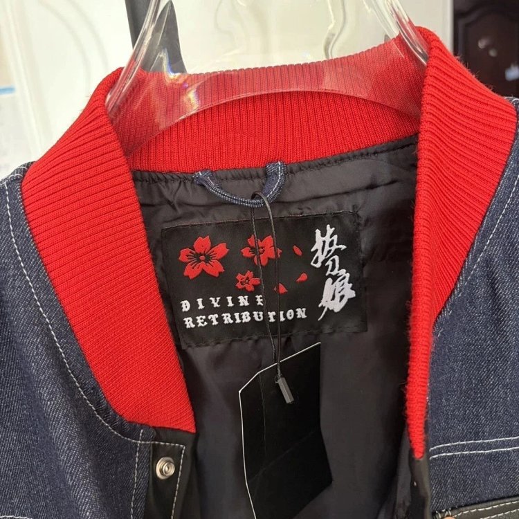 EVISU Heavy Industry Embroidered Cowboy Coat | Litbuuy Spreadsheet