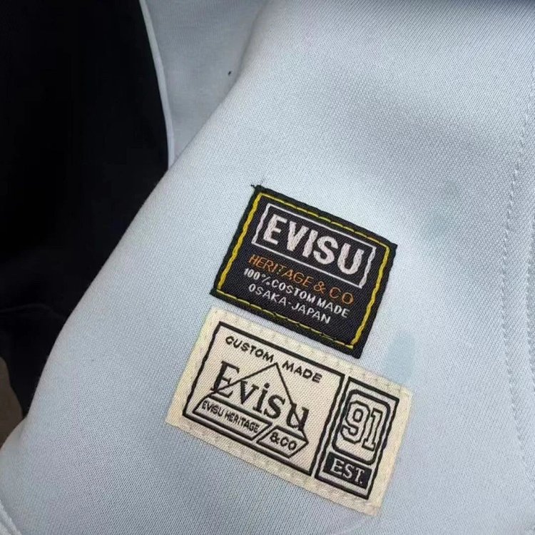 EVISU black and blue dual tone hoodie | Litbuuy Spreadsheet
