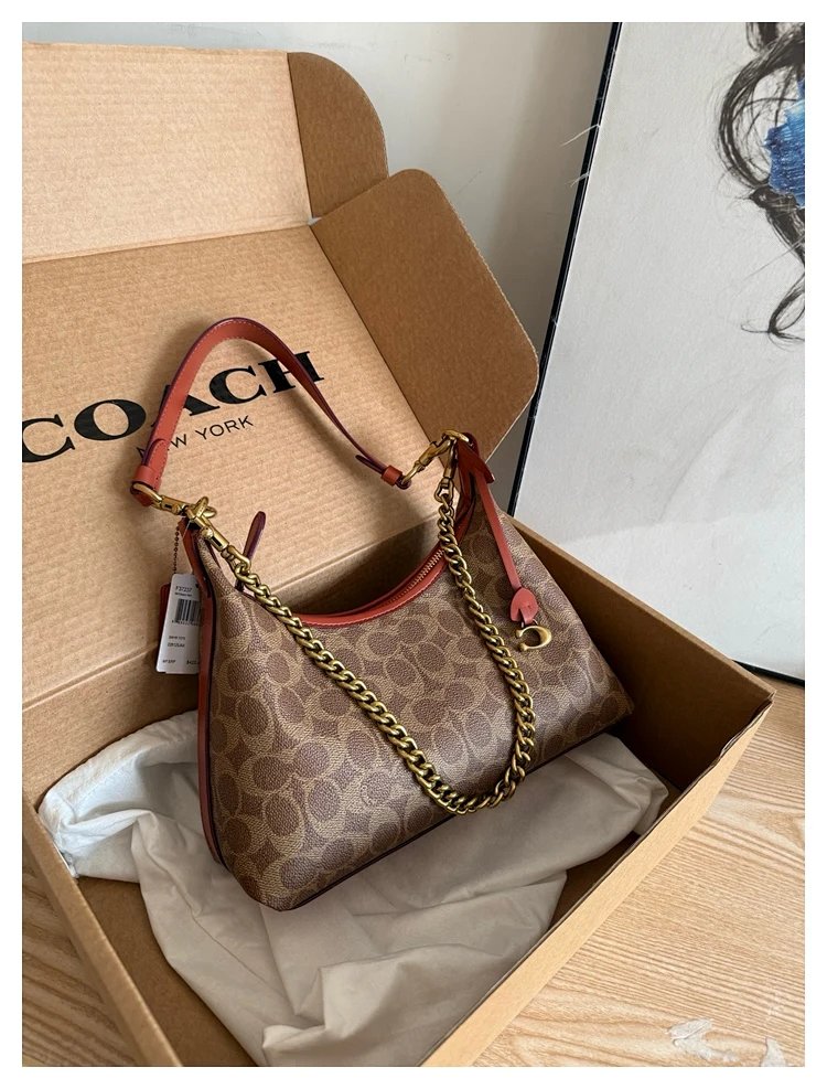 Coach Juliet25 series women's classic vintage flower shoulder crossbody bag | Litbuuy Spreadsheet