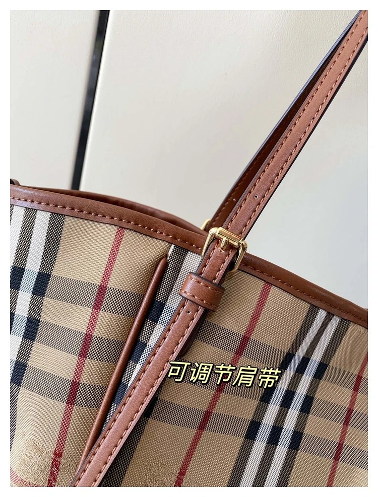 Burberry plaid pattern tote bag | Litbuuy Spreadsheet