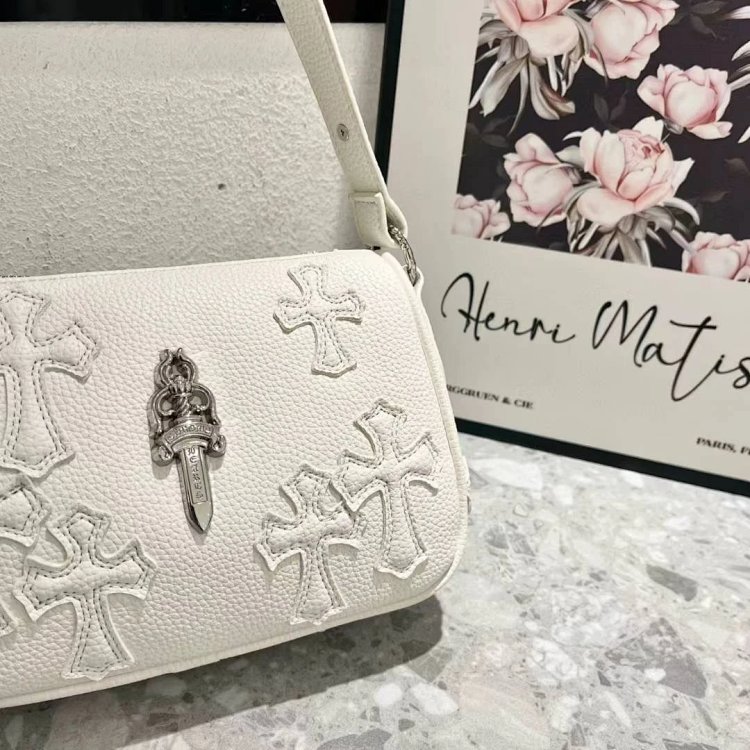 Chrome Hearts  Retro high-end lychee patterned shoulder bag | Litbuuy Spreadsheet