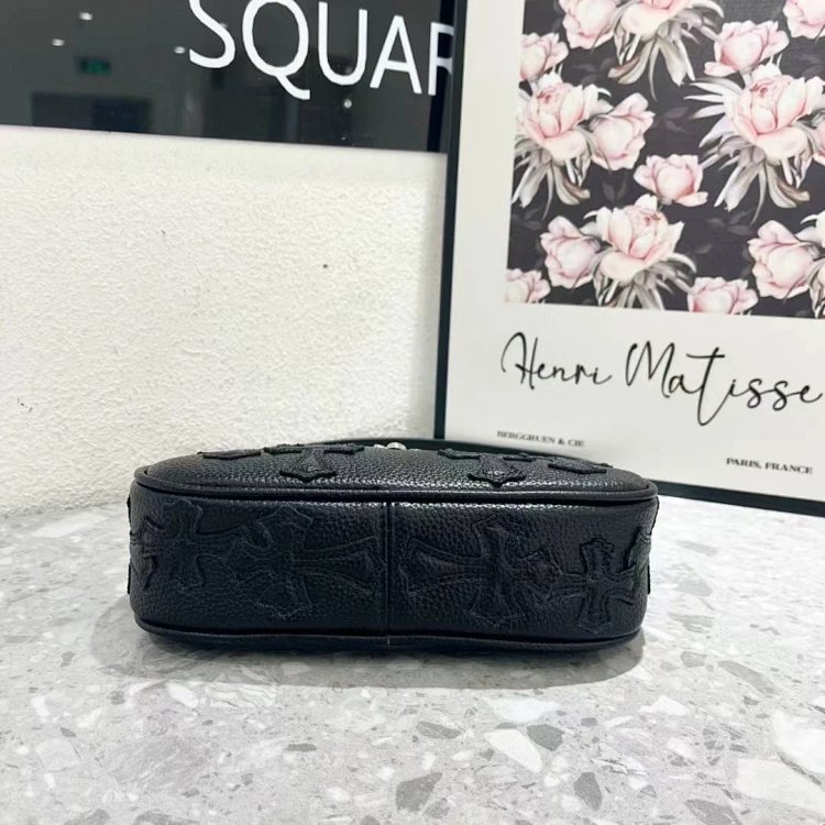 Chrome Hearts  Retro high-end lychee patterned shoulder bag | Litbuuy Spreadsheet