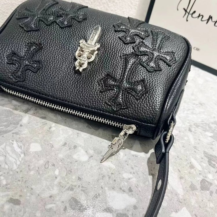 Chrome Hearts  Retro high-end lychee patterned shoulder bag | Litbuuy Spreadsheet