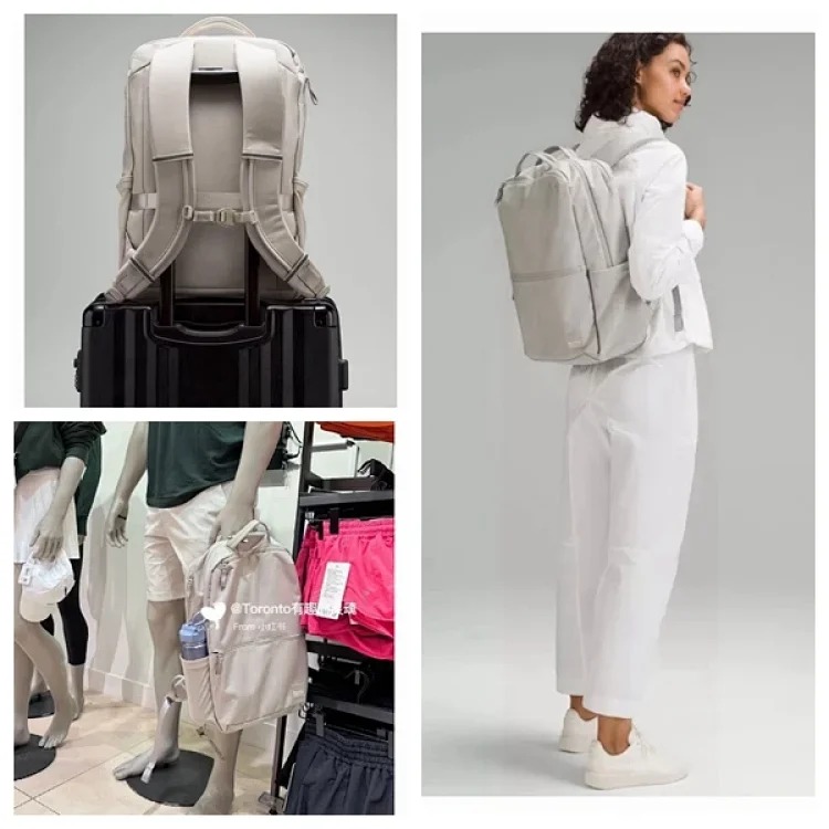 22L large capacity~! lulu daily commuter backpack