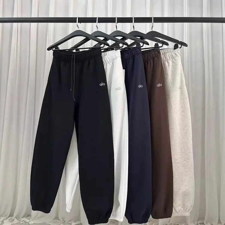 Yoga sweatpants, wide leg pants, drawstring trousers, loose and casual
